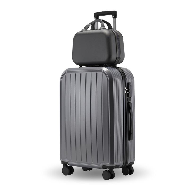 24-Inch Multifunctional Suitcase with Universal Wheels and New Lock System