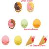 Office Supplies Macaron Leafs Correction Tools Drawing Accessories Rubber Eraser Pencil Erasers