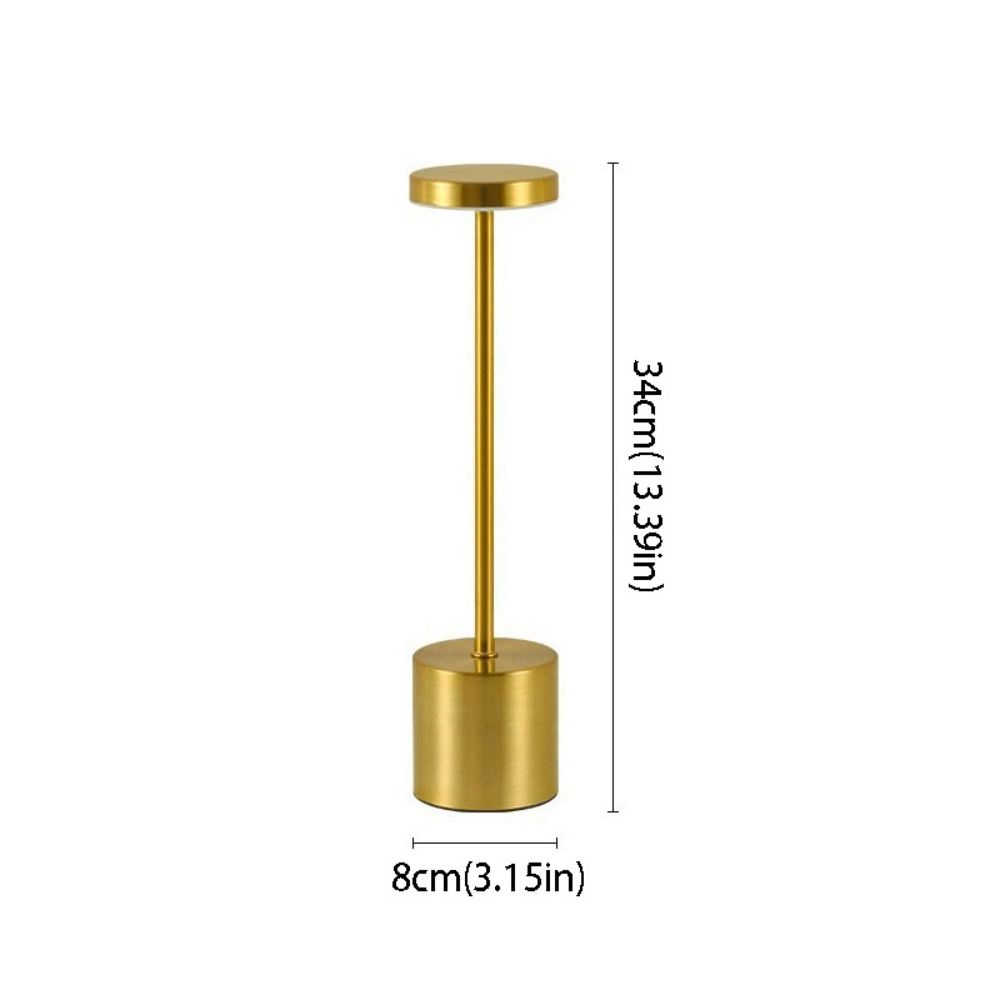 Stepless Dimming Touch Sensor Lamp Three Colors Wireless Reading Lamp Desk Lamp  Club Decoration