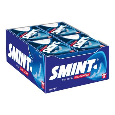 Smint без сахара Мятная прохлада 8 г x 12 пакетиков 1 коробка