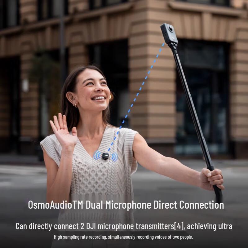 DJI Osmo 360 8K Панорамная экшн-камера Велосипедный комплект заднего вида (Китайская версия)
