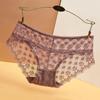 1PCS Summer Women's Underwear Female Sexy Flower Briefs Mid-Rise Seamless Underpants Pretty Lace Panties