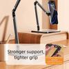Height Adjustable Desktop Phone Tablet Holder Multi-Angle Long Arm Tablet Bracket  Bed Use