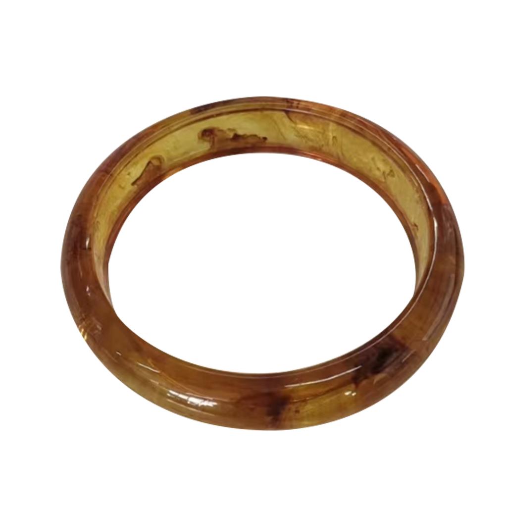 Colorful Resin Bangle Bracelets Wide Geometric Irregular Bangle Vintage Jewelry Artistic Fashion Accessory for Women