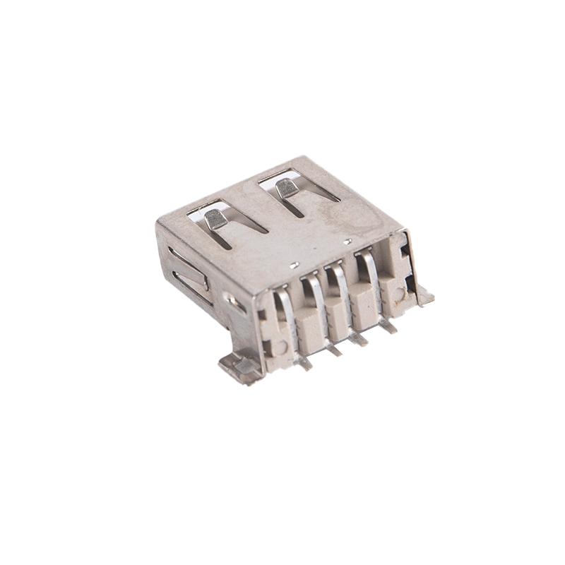 10 шт. Usb2.0 Тип A Стандартный порт Женский разъем для пайки Разъем для печатной платы Smt 4P