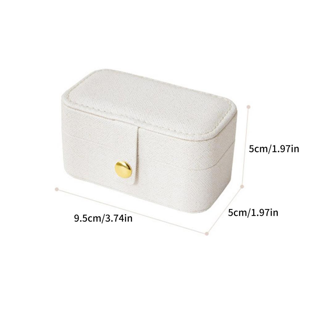 Высококлассная шкатулка для хранения ювелирных изделий, коробка для колец, подвесок, серег, дорожная портативная шкатулка для ювелирных изделий из ПУ кожи, подарочная коробка на день рождения, свадьбу