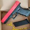 Игрушечный пистолет с ручной загрузкой G17 Foam Soft Bullet Gun CS Outdoor Shooting Games Gift Birthday For Children Adult