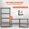 Storage Shelving Unit, 5-Tier Adjustable, 2000 lbs Capacity, Heavy Duty Garage Shelves Metal Organizer Utility Rack, Black, 36" L x 18" W x 72" H for