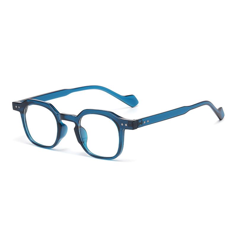  New Retro Small Square Men Glasses Frame Fashion Punk Eyewear Clear Anti-Blu-Ray Women Optical Frame Computer
