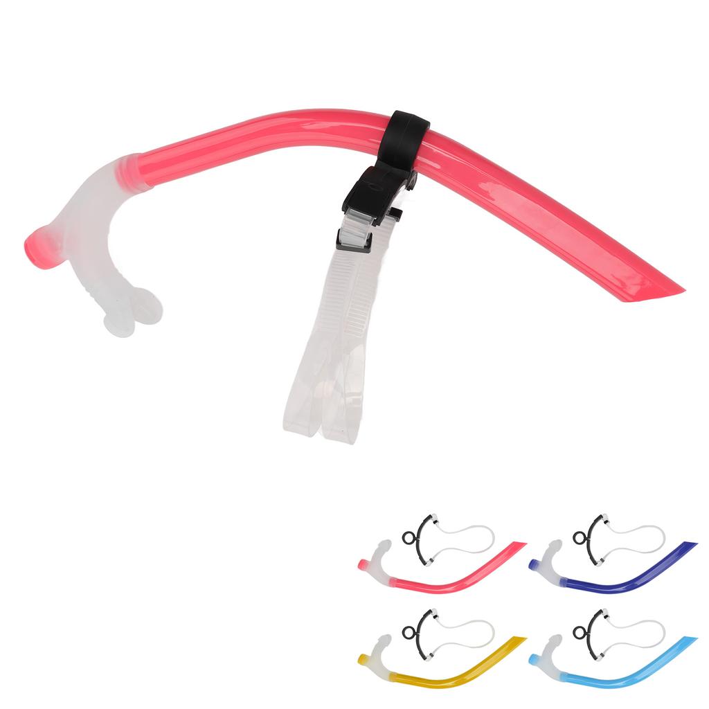 Дыхательная трубка для плавания с трубкой и трубкой, уменьшенное сопротивление, силикон, регулируемая скоба для плавания