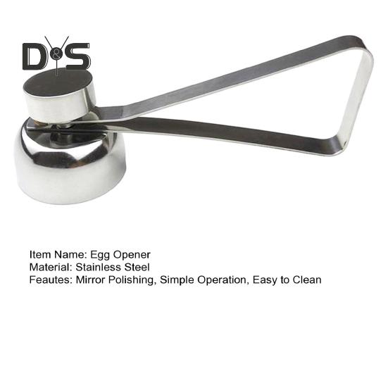 Пищевой резак для яичной скорлупы с двойной головкой, практичные металлические ножницы для яиц, нож для яиц, открывалка для скорлупы