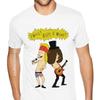 Милая Мужская Футболка Beavis And Butthead Мужская Сделай Сам Готический Стиль Аниме Футболка Ультра Хлопок Каваи Хип-Хоп Принт Футболка