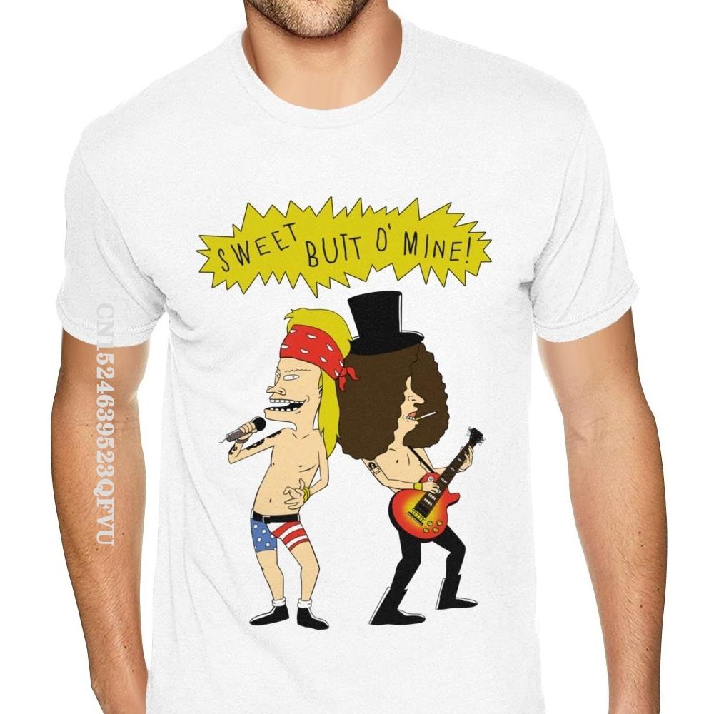 Милая Мужская Футболка Beavis And Butthead Мужская Сделай Сам Готический Стиль Аниме Футболка Ультра Хлопок Каваи Хип-Хоп Принт Футболка