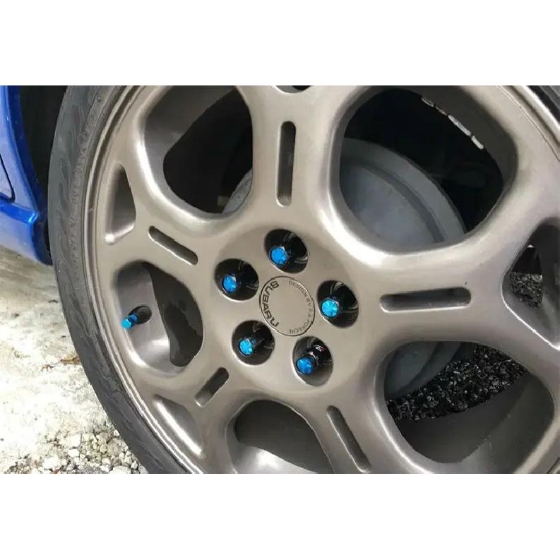 New R40 Style 44mm Wheel Nuts M12x1.5/1.25 Racing Lug Nuts 20pcs lock racing lug nuts + 2 set security key
