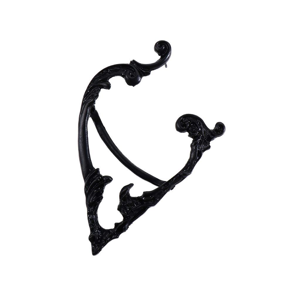 Design Solid Color Gothic Elves Ear Cuff Women Earrings Pierced Earrings Korean Ear Bone Clip