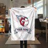 Custom Name Cleveland Guardians Flannel Blanket, High quality Comfortable for All Seasons, Home Decor, Warmth and Comfort