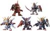 Мобильный костюм Гандам Гашапон Воин DASH 01 Все 5 типов