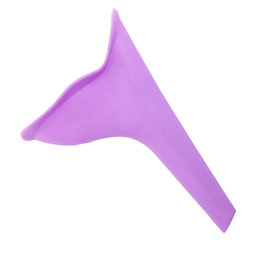 Женский портативный писсуар для полевых условий, аварийный писсуар TPR, устройство для женского мочеиспускания, фиолетовый