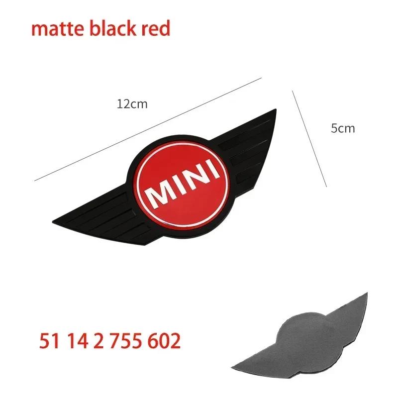 For BMW 1 W E82 ABS Car Rear Front Hood Emblem Badge Decoration Suitable for BMW Mini Cooper R55 R56 Replacement Logo Auto Styling Accessories