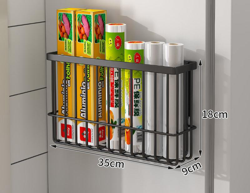 Магнитные полки для хранения мелочей на холодильнике, бездырокол, кухонные полки для специй, металлические держатели для приправ