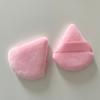 Мягкая бархатная хлопковая губка для макияжа, 3 шт., моющаяся многоразовая двухсторонняя двухсторонняя круглая треугольная косметическая пудра для лица, инструменты для пудры