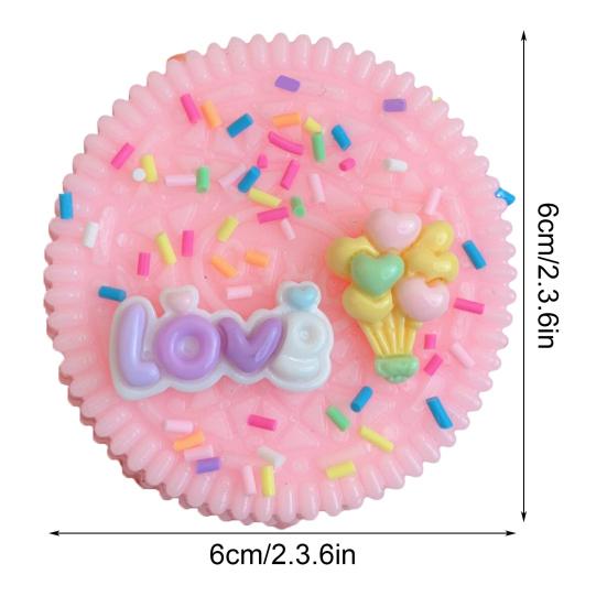 1/2Pcs Sandwich Cookie Squeeze Toy Stress Relief Biscuit Sensory Pinch Toy Kids Teens Adults Soft TPR Simulation Food Fidget Toy