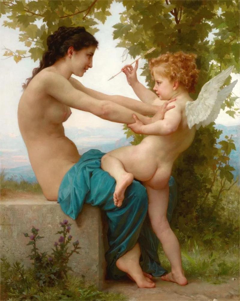 Художник Уильям Бугро Знаменитые Классические Портреты Винтажное Произведение Искусства Постер Холст Картины Настенное Искусство Картинки Домашний Декор