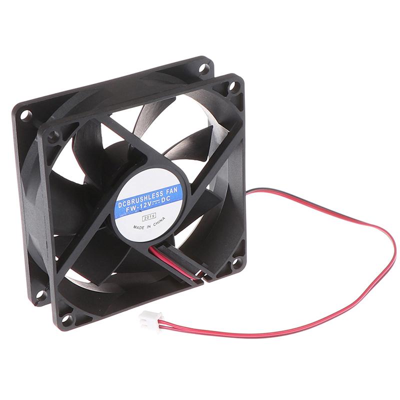 12V 2Pin 80X80X25Mm 8Cm 80X25Mm DC Бесщеточный вентилятор охлаждения корпуса компьютера 8025