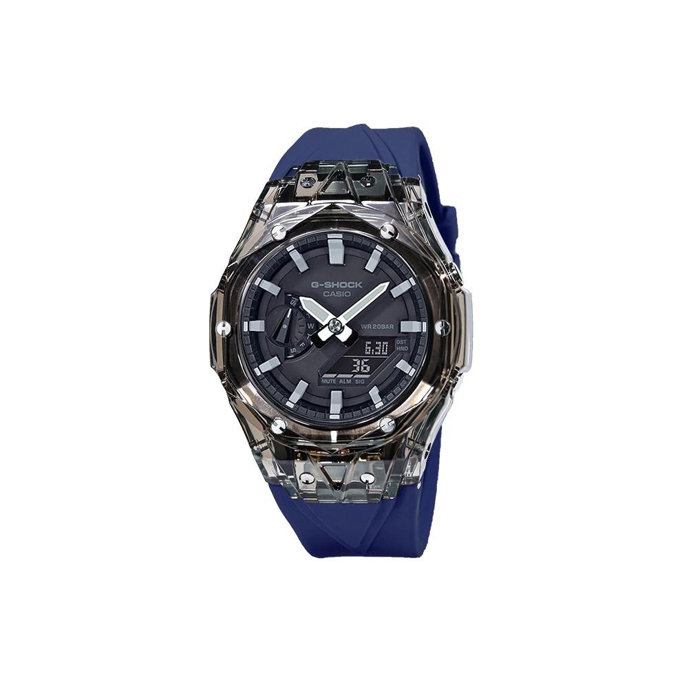 Casio Унисекс Черные Часы GA-2100-1A-
