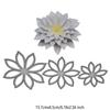 3d Chrysanthemum Flower Cutting Dies Metal Stencil DIY Scrapbooking Album Paper Card Embossing Craft Art Petal