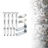 Door Hardware Repair Kit Bi-Fold Door Hinges Stainless Steel Top Pivots Bi-Fold Door Hardware Repair Replacement Kit