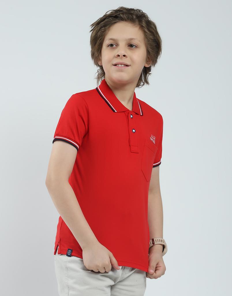 MONTE CARLO Men's Regular Fit Solid Half Sleeve Polo T-Shirt