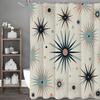 Богемная шторка для душа с солнцем, Декоративная шторка для душа для ванной, Водонепроницаемая шторка для душа с крючками