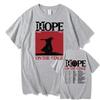 J-Hope Hope on The Stage Tour Футболки Футболки с графическим принтом Мужская Женская Мода Хип-хоп Хлопковая футболка Повседневная футболка с коротким рукавом