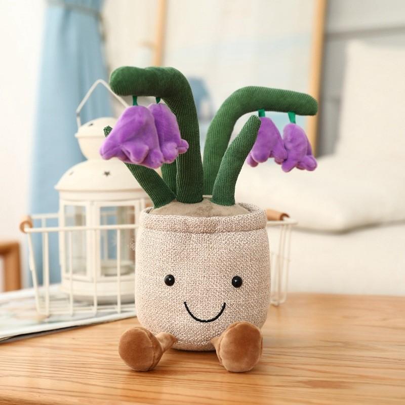 Имитация Растения Кукла Нарцисс Тюльпан Веселая Горшечная Серия Плюшевая Игрушка Декоративные Украшения