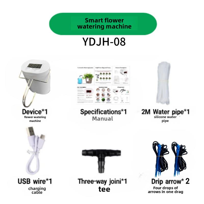 Smart Automatic Plant Watering System with Timer for Gardens and Potted Plants