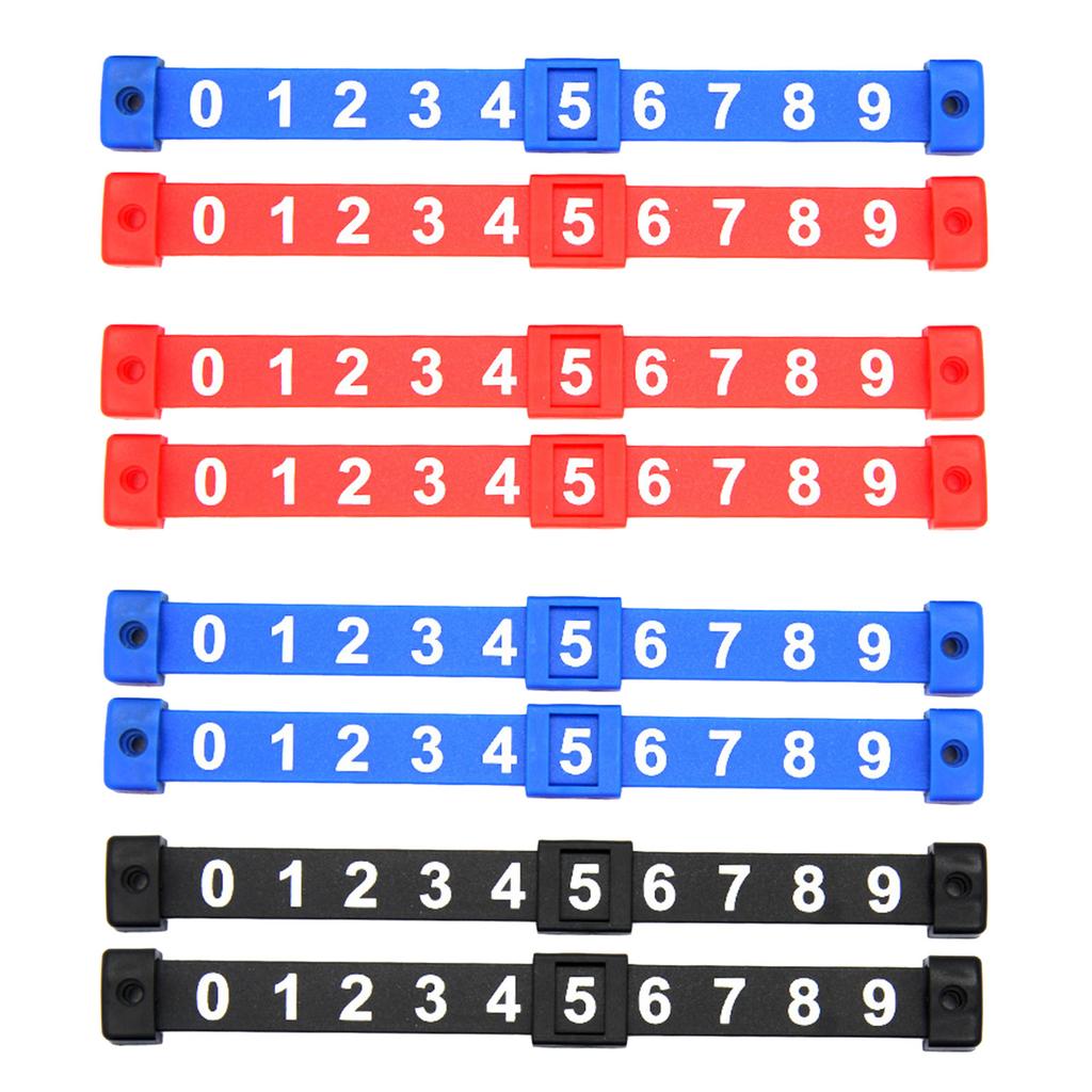 2Pcs Table Football Counter Plastic Billiard Score Board Table Game Score Goal Counter Football Score Counters Markers