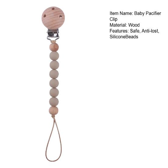 Цепочка для детской соски, силиконовые бусины, товары для младенцев, унисекс, пустышка, держатель для пустышки, легкая анти-потерянная универсальная цепочка для мальчиков и девочек