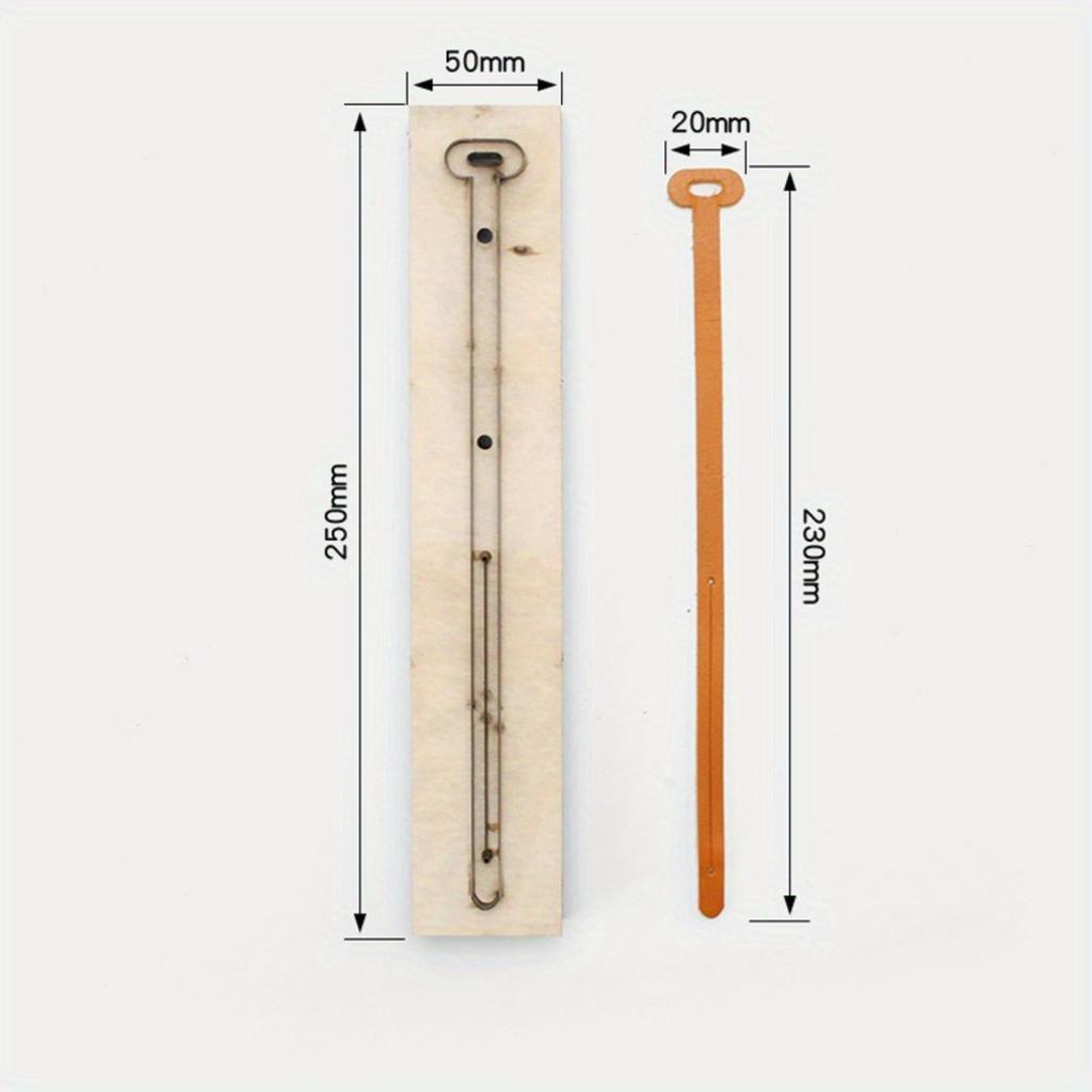 Практичный кожаный шаблон для украшения сумки, длинный соединительный ремень, кожаная резка, форма для самостоятельного изготовления шнура, штамп для вырубки кожи