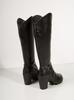 Gentle inner boots V but knee long boots thin feet wide knight boots ins foreign gas muffin bottom high tube thick bottom mouth