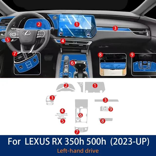 Car GPS Navigation LCD TPU Screen Protector Anti-Scratch Film Fitting PPF Protective Sticker For Lexus RX 350h 500h