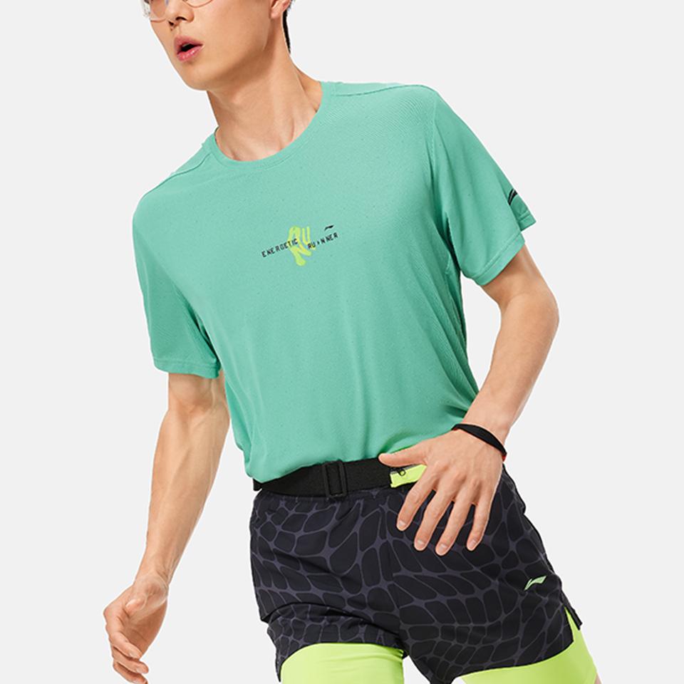Мужская футболка Li Ning Мятно-зеленая ATSU059-2