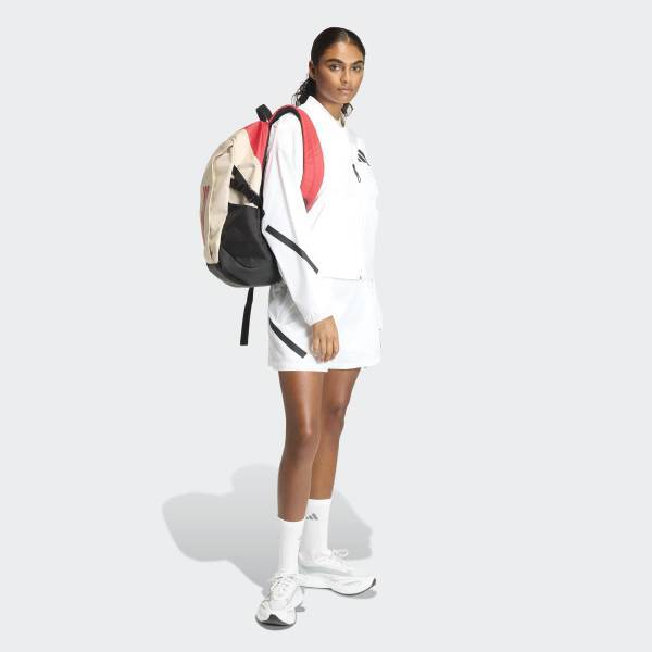 adidas Женская свободная посадка Z.n.e. Вязаная куртка-бомбер