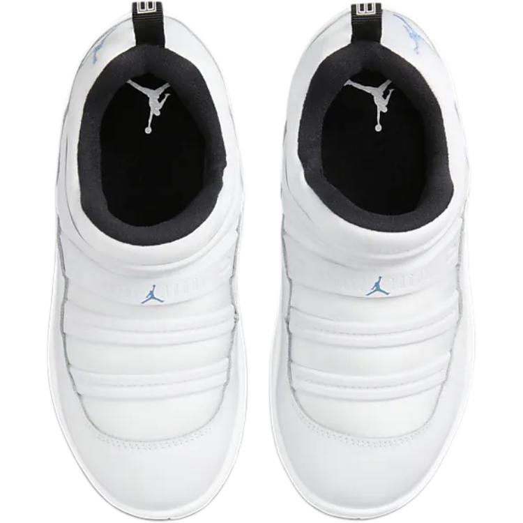 Air Jordan 11 Retro Little Flex PS Legend Blue / Columbia 2024 Детские кроссовки Белый Черный BQ7101-104