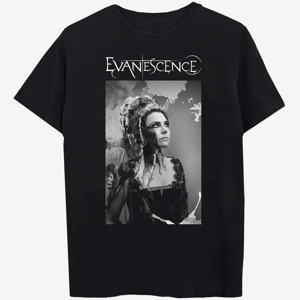 Evanescence Эми Ли Парень черная футболка с коротким рукавом S до 5XL 1F863 Унисекс футболка