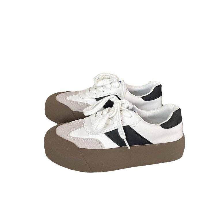 Кроссовки Forrest Gump на платформе, немецкие кроссовки, женские, осенние, новые, универсальные, повседневные, спортивные, для сноубординга, белые туфли