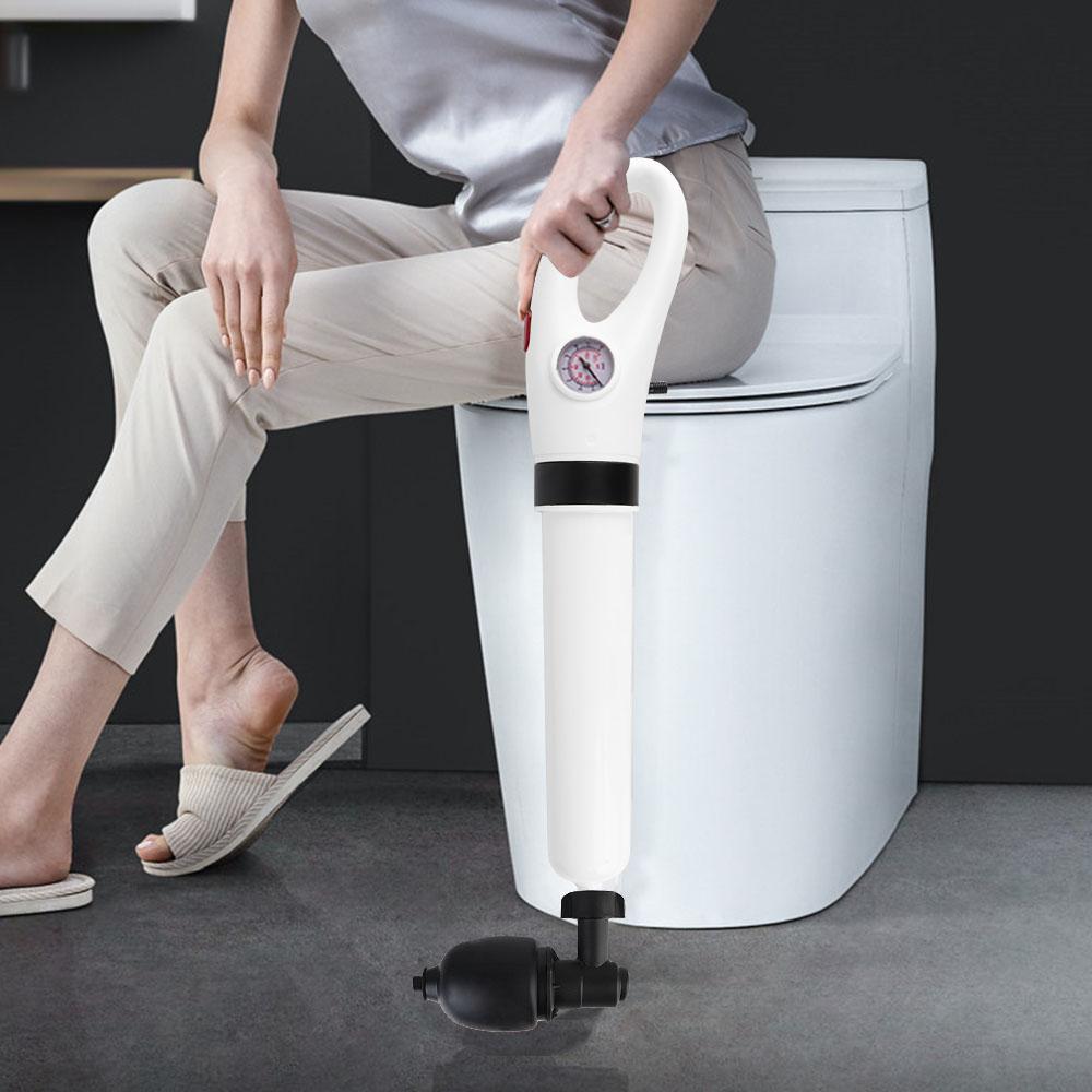 Dredge Clog Remover Sewer Pipe Unblocker Toilet Plunger Dredge Clog Remover High Pressure Drain Plunger Air Drain Blaster