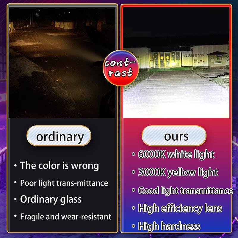 Мотоциклетные светодиодные рабочие фары, ходовые огни, двухцветные точечные противотуманные фары, фары дальнего света, лампы для грузовиков, автомобилей, тракторов, внедорожников, квадроциклов