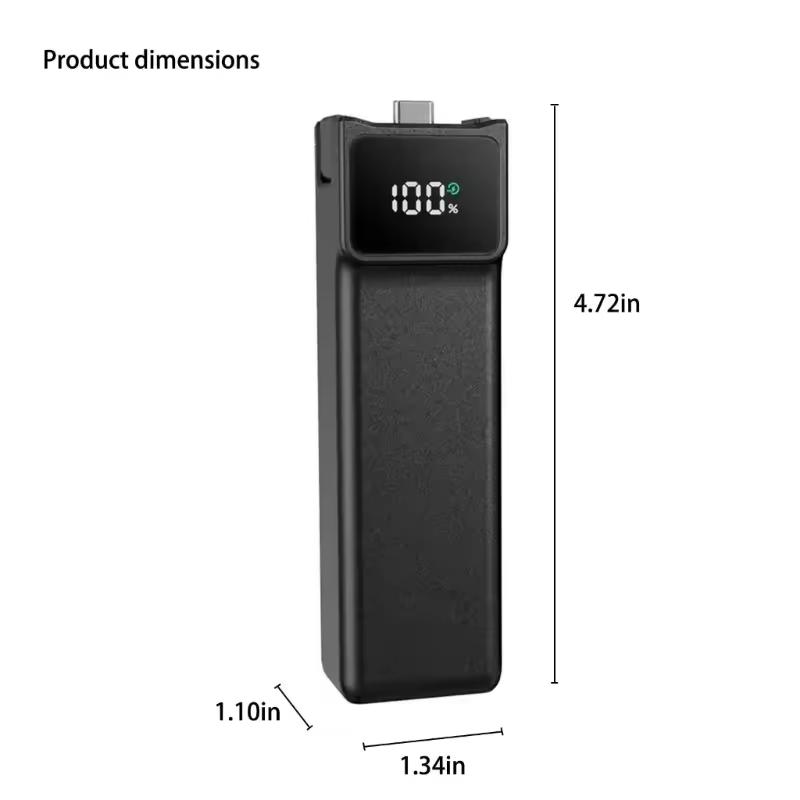 Рукоятка-аккумулятор Dji Osmo Pocket 3/Pocket 4, 5000 мАч, портативная рукоятка с аккумулятором, подходит для расширенного питания