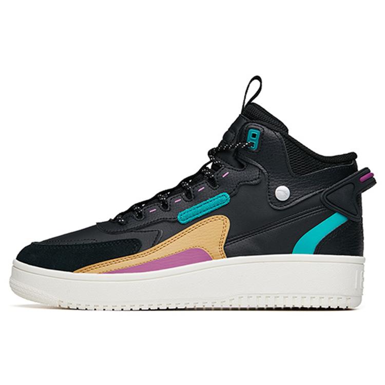 Anta Comfortable Coverage Slip Resistant Cushioning Abrasion Resistant High top Skateboard Shoes Men's 112148013R-3